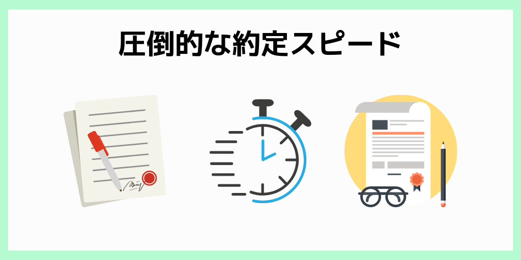 圧倒的な約定スピード